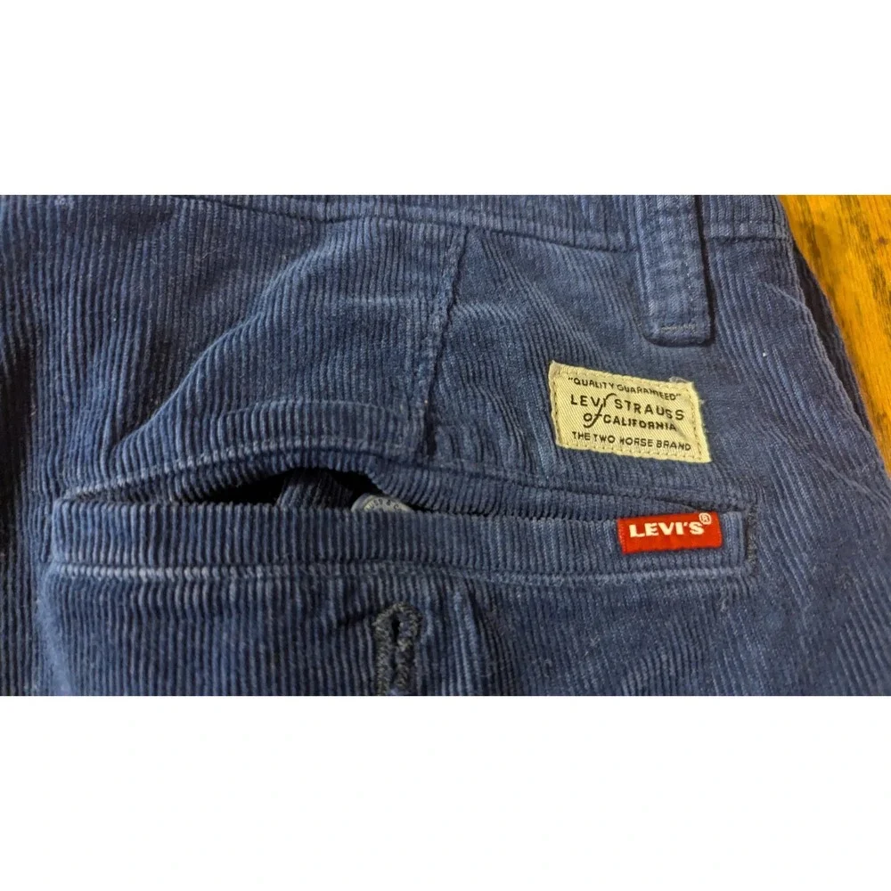 Mens Purple/Blue Corduroy Levi's Size 31×32‎